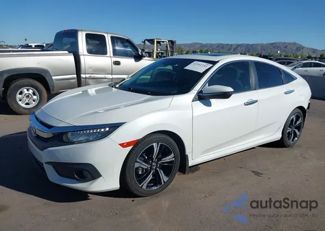 2017 Honda Civic Touring from USA, damaged, VIN 19XFC1F90HE008275